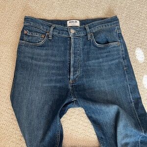 Agolde Women’s Indigo Slim Straight Jeans